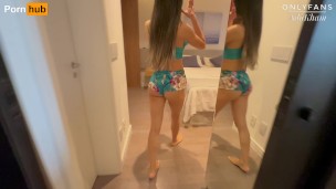 My stepsister best friend wanted to show something –